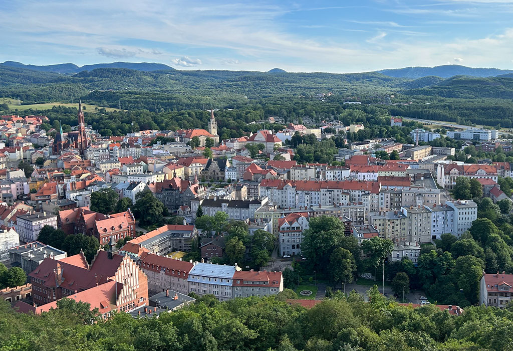 Panorama Wałbrzycha Panorama Wałbrzycha