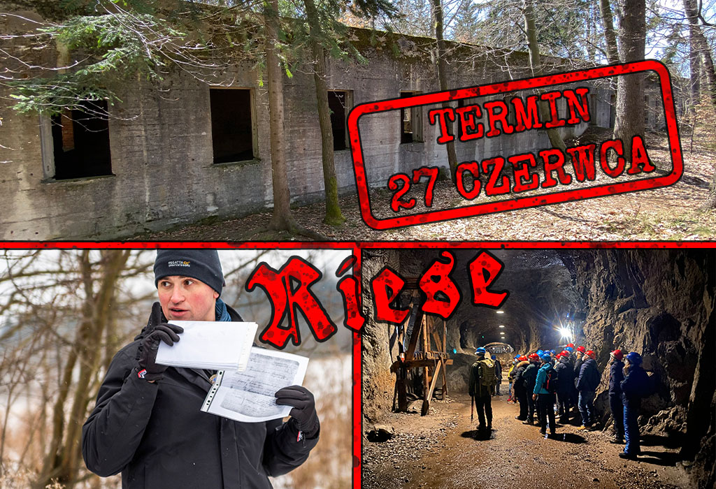 Wycieczka po kompleksie Riese prowadzi Grzegorz Sanik Wycieczka po kompleksie Riese prowadzi Grzegorz Sanik